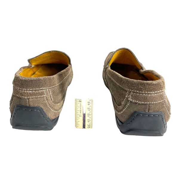 Bacco Bucci Brown Leather Driving Loafers Crespo Moccasins Shoe Mens Sz 10 M - Picture 14 of 14